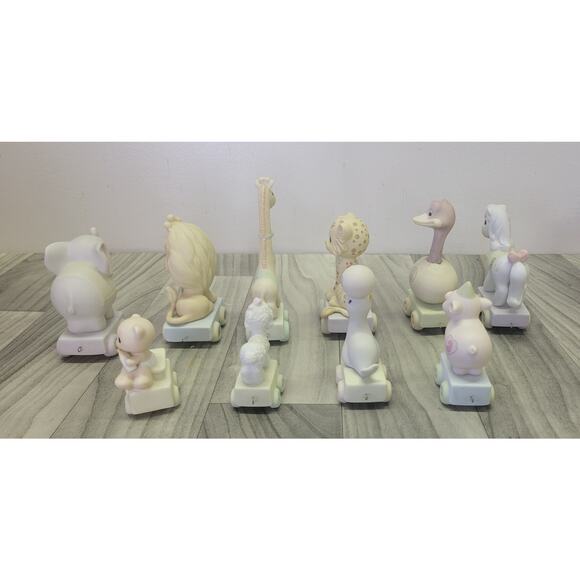 10 Precious Moments Birthday Animal Train - Picture 6 of 6